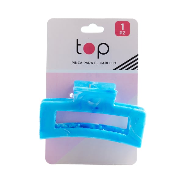 Pinza Para El Cabello Top Marmolada Azul