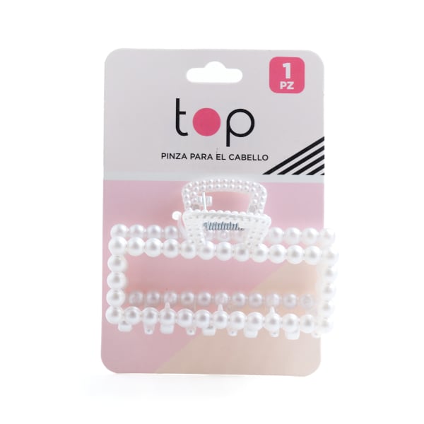 Mini Pinza Para El Cabello Top Perlas