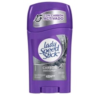 Antitranspirante En Barra Lady Speed Stick Carbón Absorb 45 G