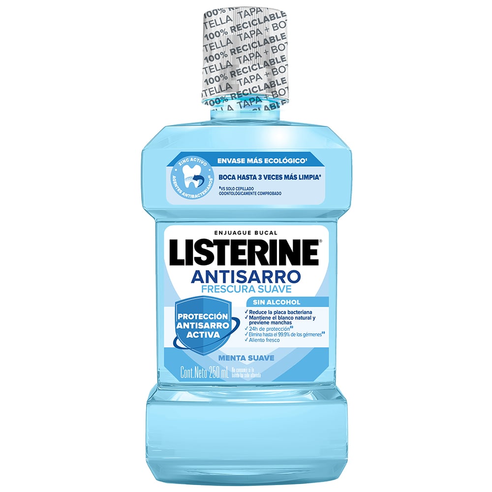 Enjuague Bucal Listerine Antisarro Zero 250 Ml