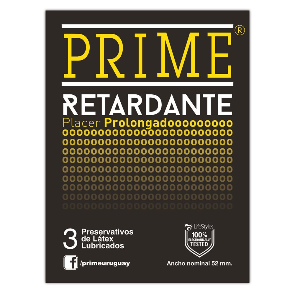 Prime Preservativo Retardante 3 Unidades