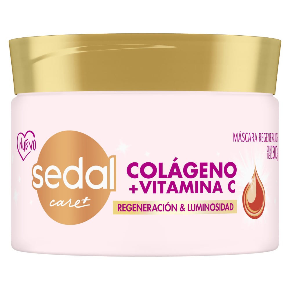 Mascarilla Capilar Sedal Colágeno + Vitamina C 300 G