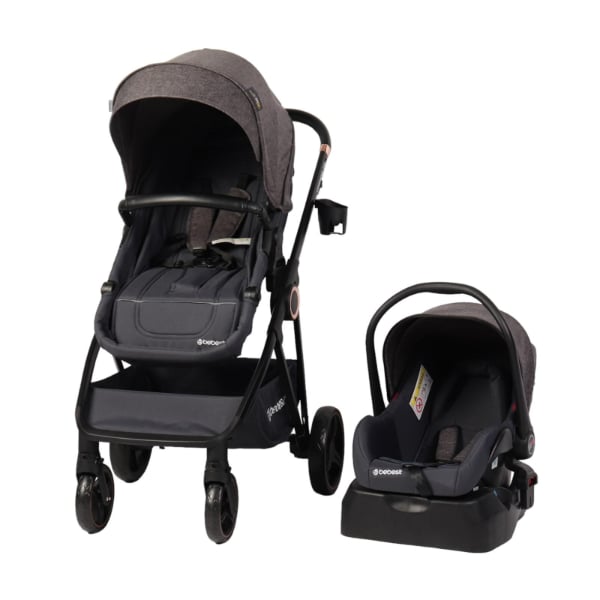 Coche Bebesit Cosmos Travel System Delux  Negro