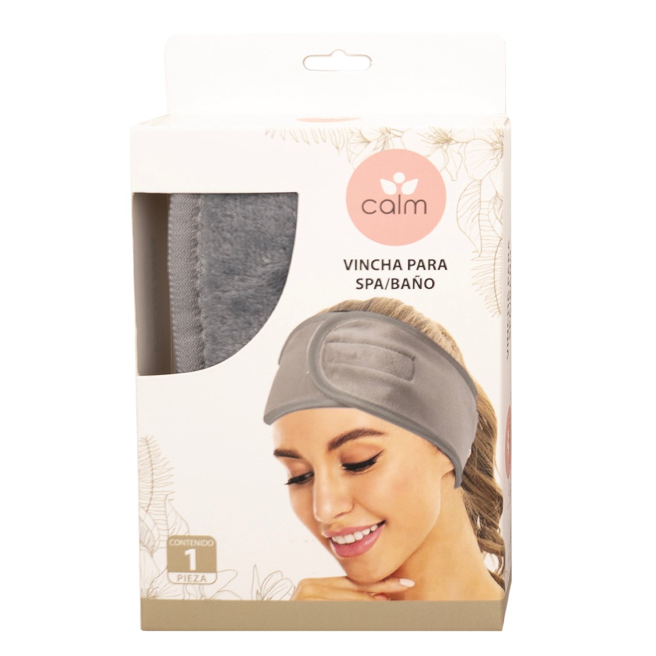 Vincha Para Maquillaje Calm Gris