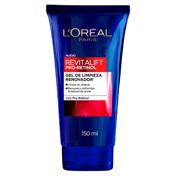 Gel De Limpieza Facial L'oréal Paris Dermo Expertise Renovador Revitalift Con Pro-retinol 150 Ml