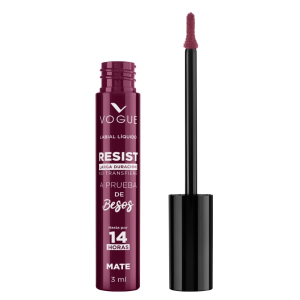 Labial Líquido Vogue Resist 14h Mate Vive 3 Ml