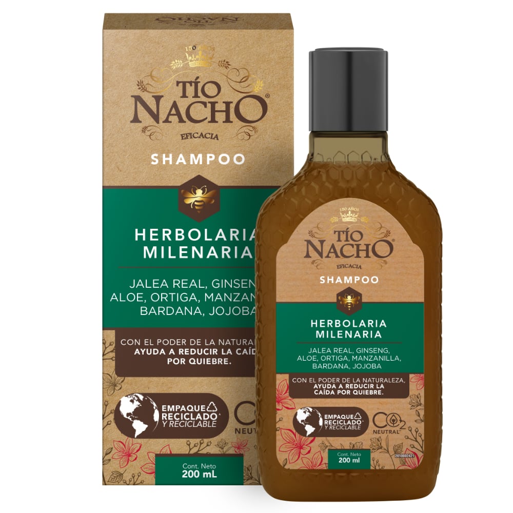 Shampoo Tío Nacho Herbolaria 200 Ml