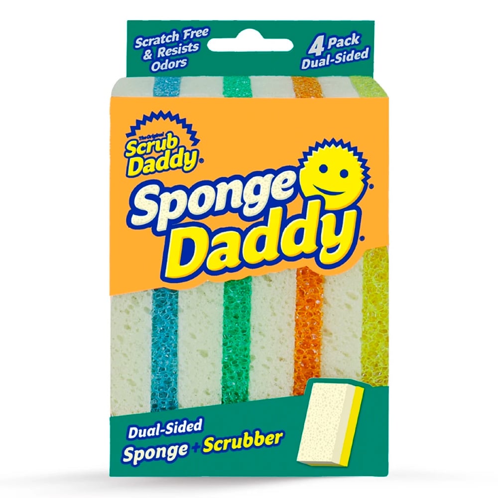 Esponja De Limpieza Scrub Daddy Rectangular 4 Unidades