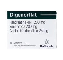 Digenorflat 200mg/200mg/25mg Comprimidos Recubiertos