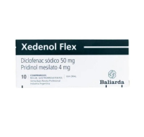 Xedenol Flex 50mg/4mg Comprimidos Recubiertos