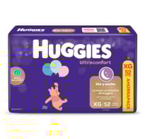 Pañales Huggies Ultraconfort Talle Xg 52 Unidades