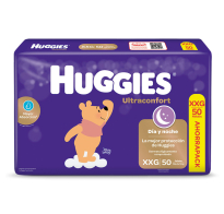 Pañales Huggies Ultraconfort Talle Xxg 50 Unidades