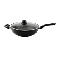 Wok Cuori Modelo Black Interior Antiadherente 28 Cm