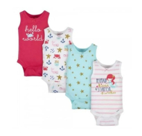 Set de 4 Bodies Gerber Niña