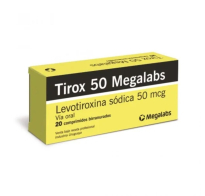 Tirox 50 mcg Comprimidos