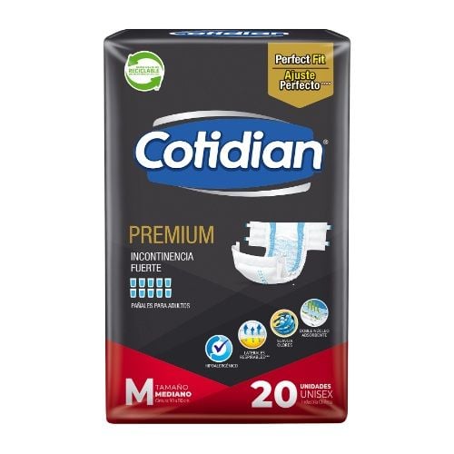 Pañales para Adultos Cotidian Premium Talle 20 Unidades