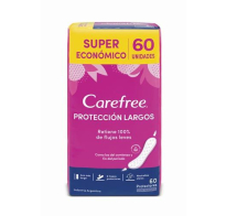 Protectores Diarios Carefree Largos 