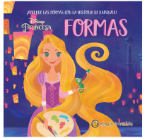 Libro Infantil Princesas Y Palabras Formas Rapunzel