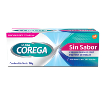 Adhesivo Dental Corega Ultra Crema Sin Sabor 20 G