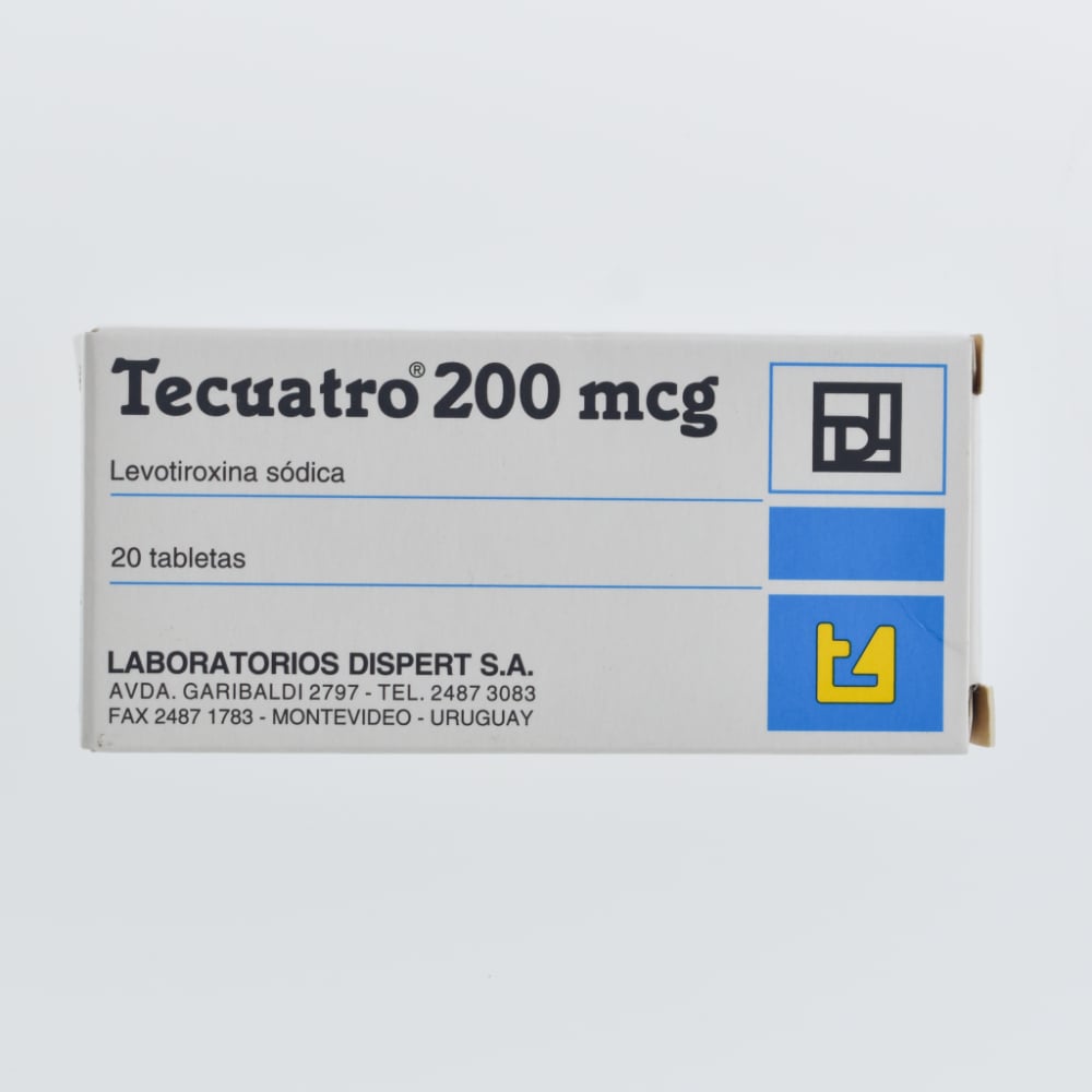 TECUATRO 200 MCG 20 TABLETAS