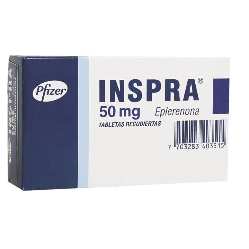 Inspra 50 Mg 20 Tabletas