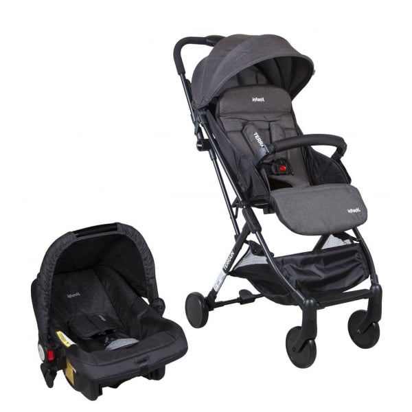 Coche Travel System Infanti Terrain Negro