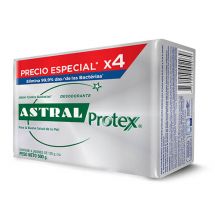 JABÓN ASTRAL PROTEX PLATA 4X3 UNIDADES 125 GRS.