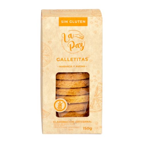 LA PAZ S/GLUTEN GALLETA NARANJA150G