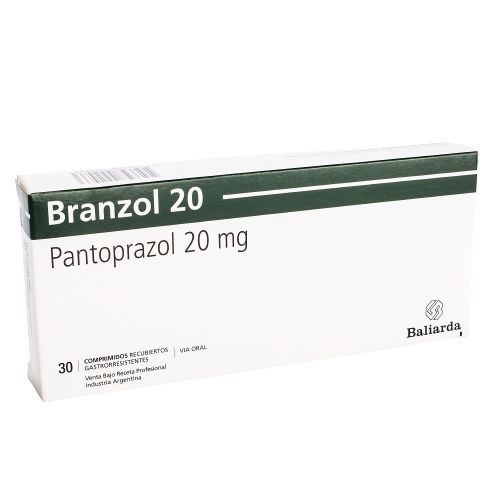 BRANZOL 20 MG 30 COMPRIMIDOS | Farmashop