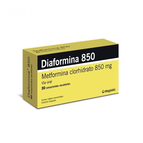 DIAFORMINA 850 MG 30 COMPRIMIDOS | Farmashop