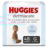 Pañales Huggies Dermacare Talle G 48 Unidades