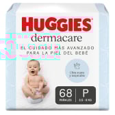 Pañales Huggies Dermacare Talle P 68 Unidades