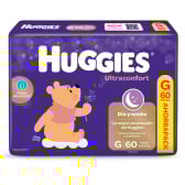 Pañales Huggies Ultraconfort Talle G 60 Unidades