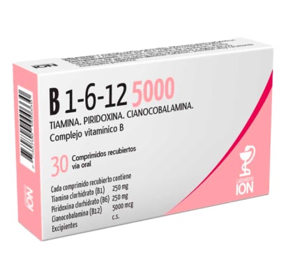 B1 B6 B12 5000 30 Comprimidos Recubiertos