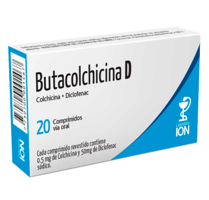 Butacolchicina D 0.5 mg/50 mg 20 Comprimidos