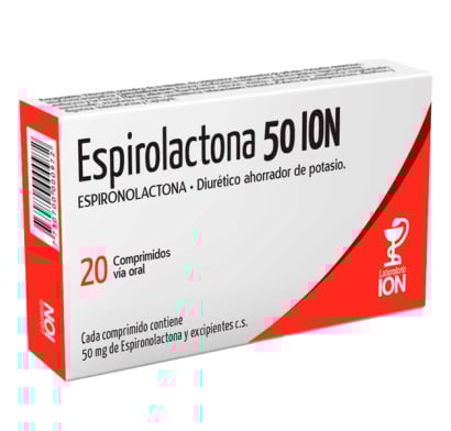 Espirolactona 50 mg 20 Comprimidos