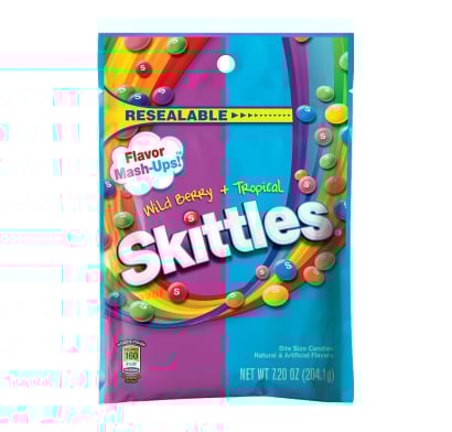 Caramelos Skittles Wild Berry + Tropical 204 g
