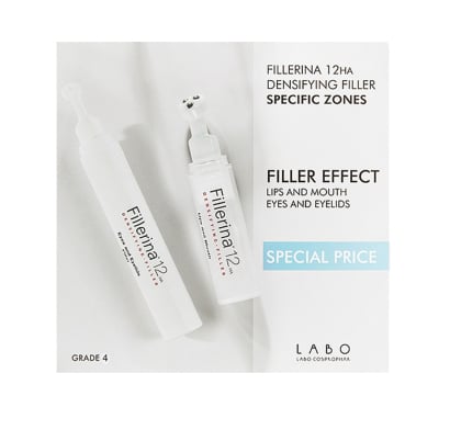 Cofre Fillerina Gel de Relleno de Labios 7 ml + Gel de Relleno de Ojos 15 ml Grado 4