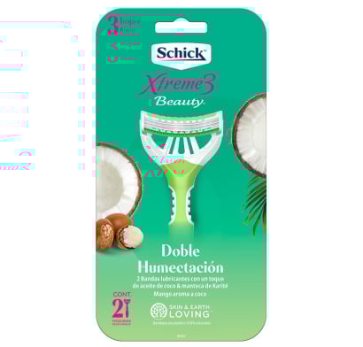 Afeitadora Schick Xtreme Beauty 2 Unidades