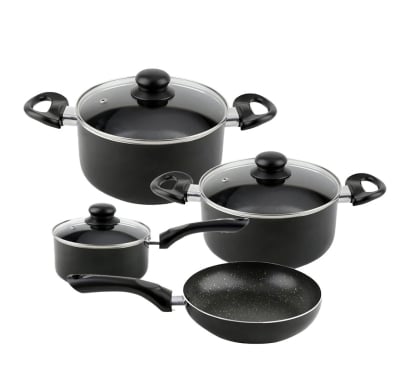 Batería de Cocina Cuori Línea Black 7 piezas