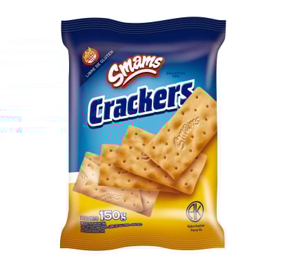 Galletas Crackers Smams con Semillas sin Gluten 150 g