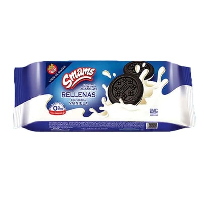 Galletas Smams Chocolate Rellena 105 g