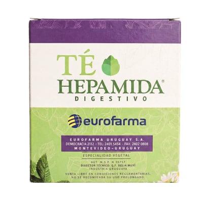 Té Eurofarma Hepamida 10 Saquitos