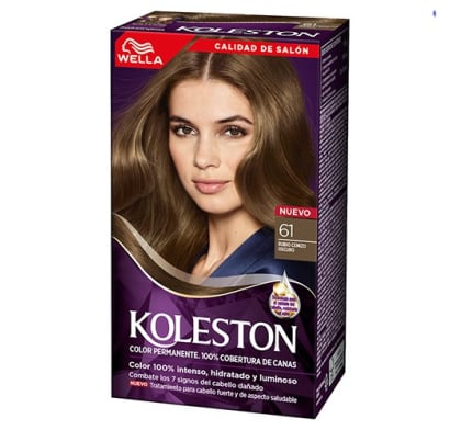 Kit Tinta Koleston N°61 Rubio Ceniza Oscuro