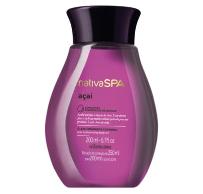 Aceite Corporal Hidratación O Boticário Nativa Spa Açaí 200 ml