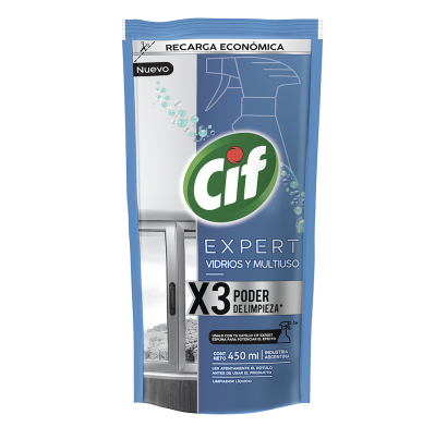 Limpiador Cif Líquido Expert Vidrios y Multiuso 450 ml