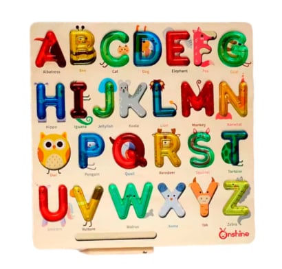 Juego de Piezas Encastrables Mis Petates Abecedario