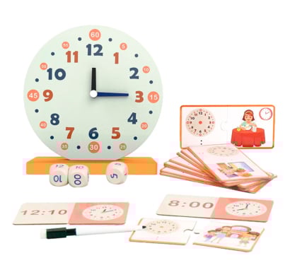 Juego de Madera Mis Petates Aprender La Hora