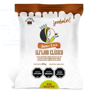 Alfajor Juana La Loca sin Gluten 60 g