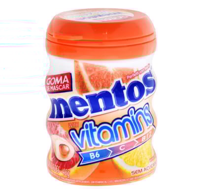 Chicle Mentos Gum con Vitaminas 56 g